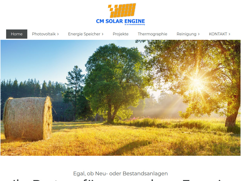 Website von CM Hausautomatisierung UG in Burgberg