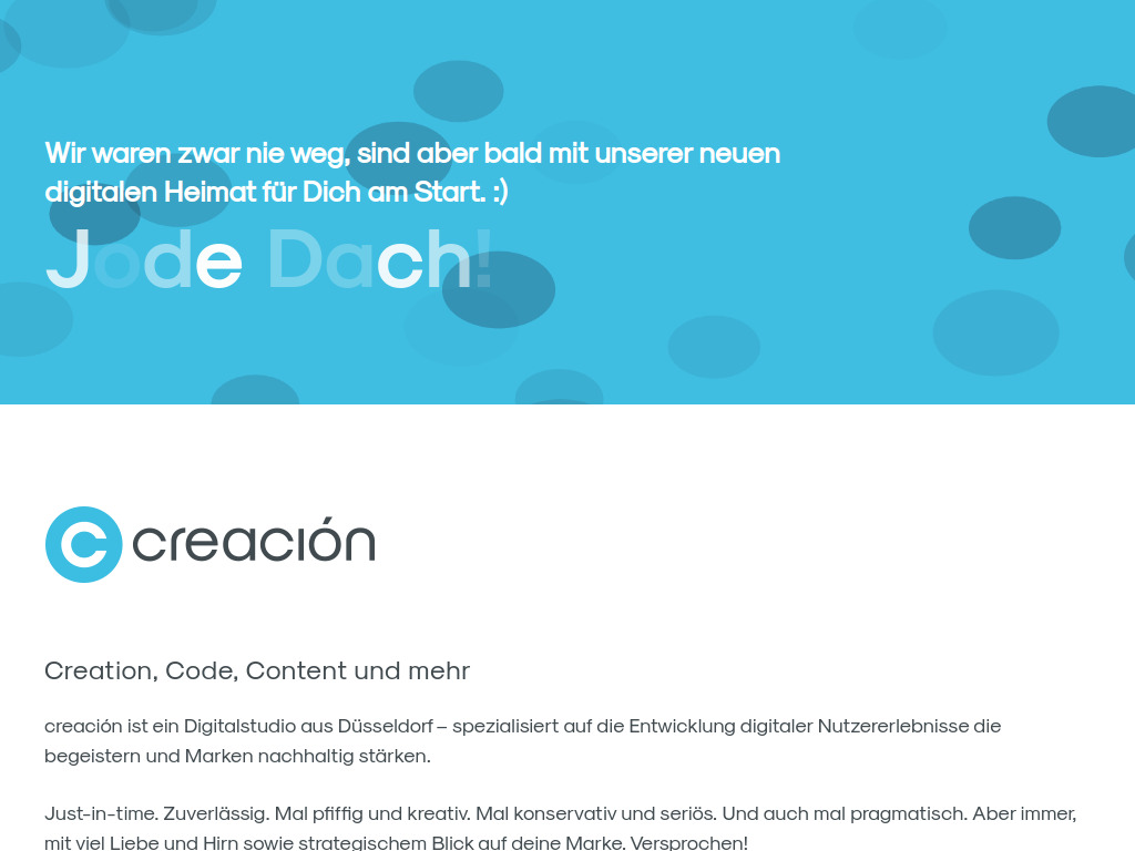 Website von creación