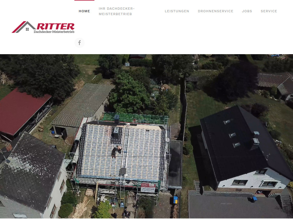 Website von RITTER Dachdecker-Meisterbetrieb GmbH in Polch