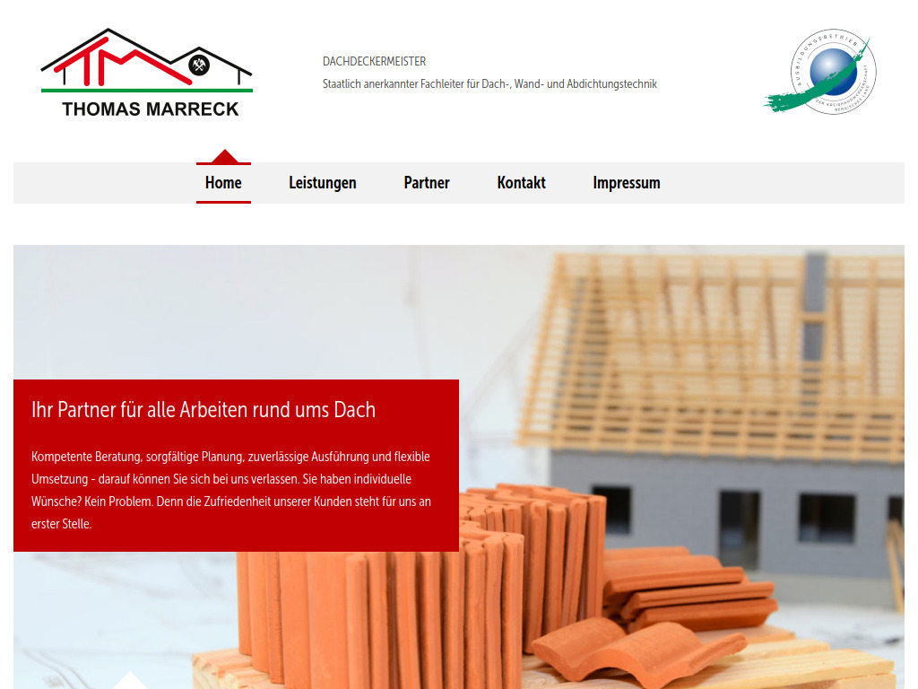 Website von Thomas Marreck in Overath