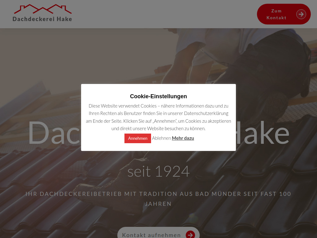 Website von Daniel Hake in Bad Münder