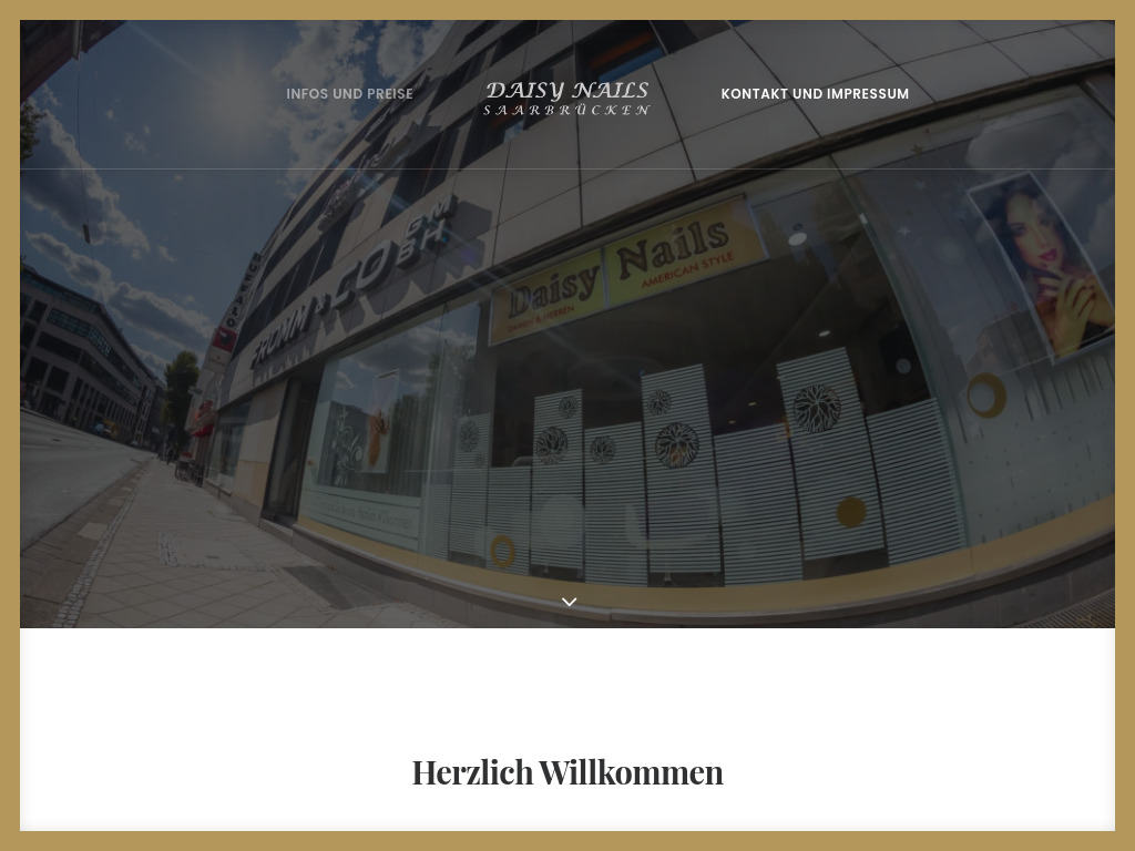 Website von Daisy Nails Saarbrücken in Saarbrücken