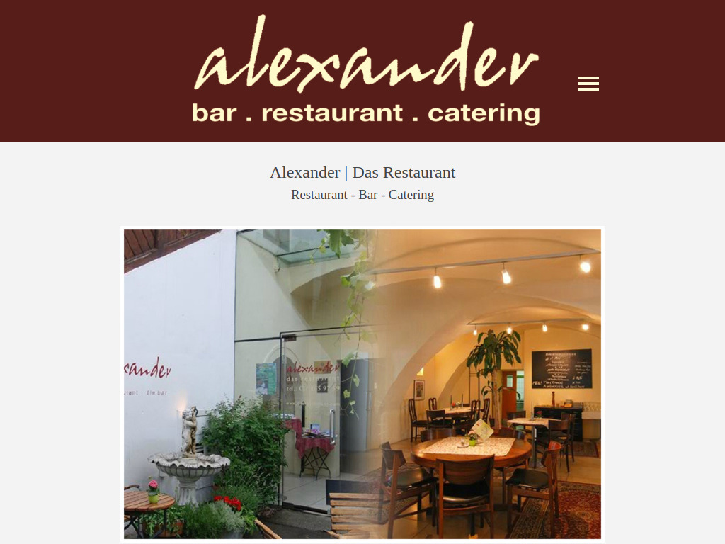 Website von Alexander in Perchtoldsdorf