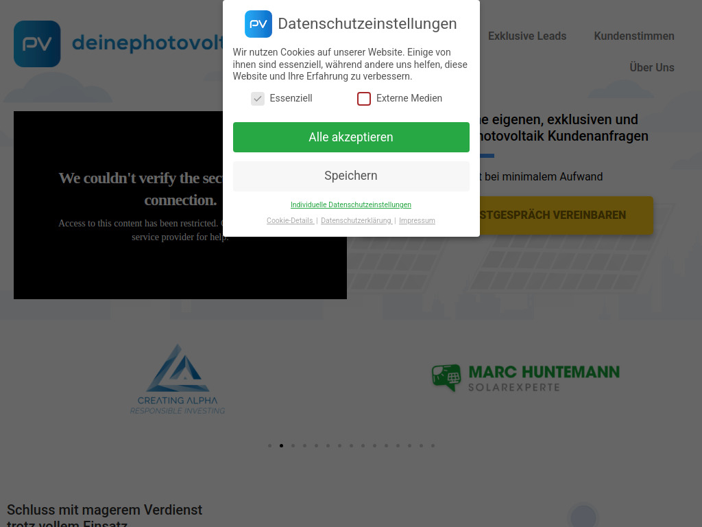 Website von ComPerformance UG in Viernheim