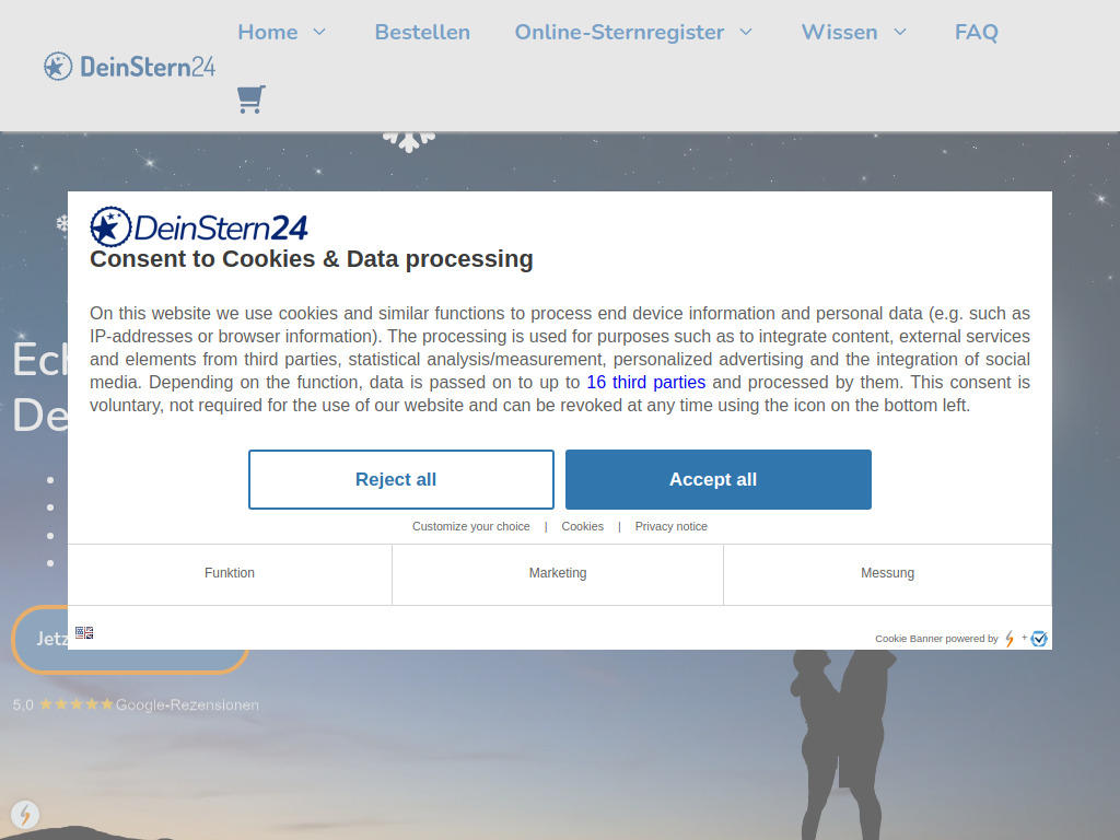 Website von Ansgar Burmann in München