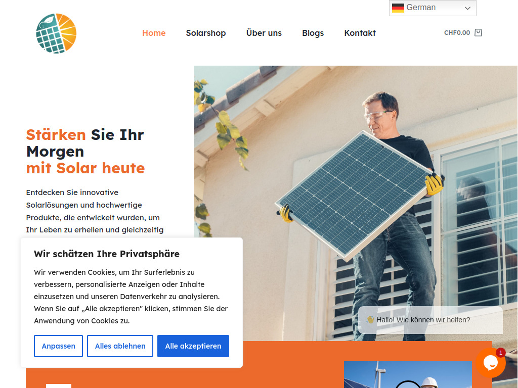 Website von Bauplana Group AG in Sissach