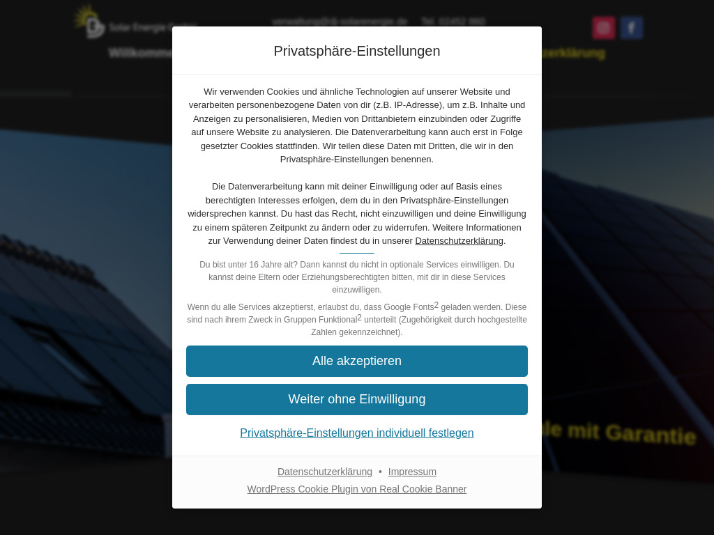 Website von DJ Solarenergie GmbH in Heinsberg