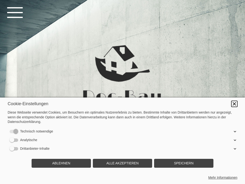 Website von Doc Bau in Bergkamen