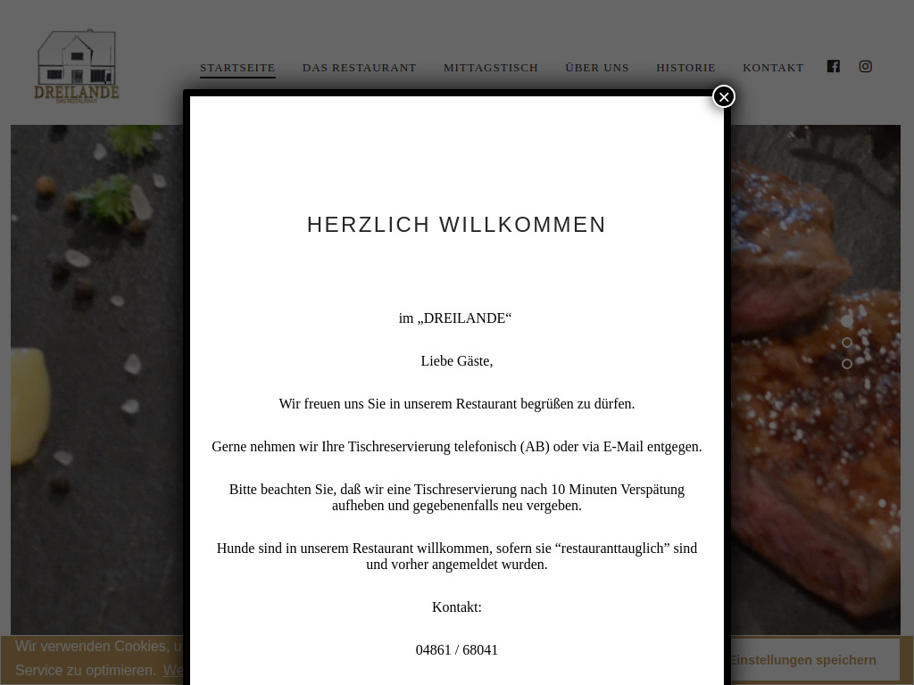 Website von Baumann & Seidel GbR in Tönning