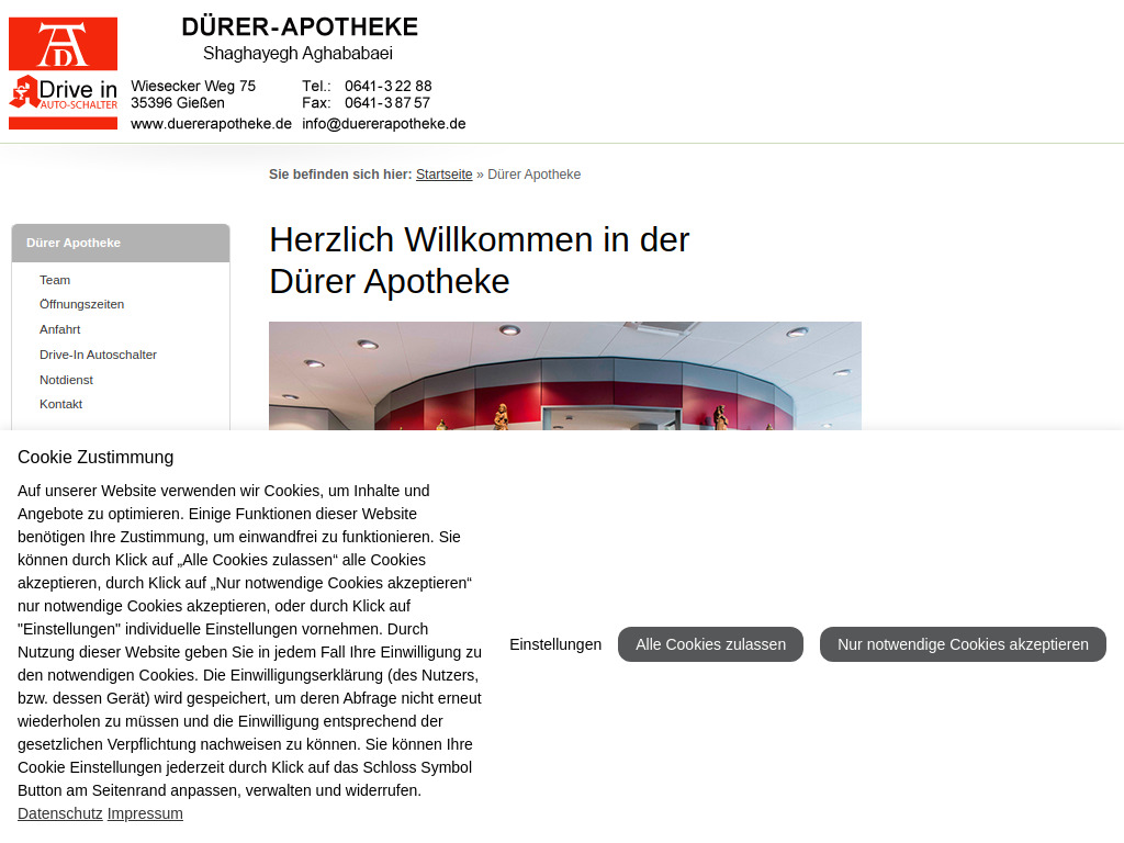 Website von Shaghayegh Aghababaei e.K. in Gießen