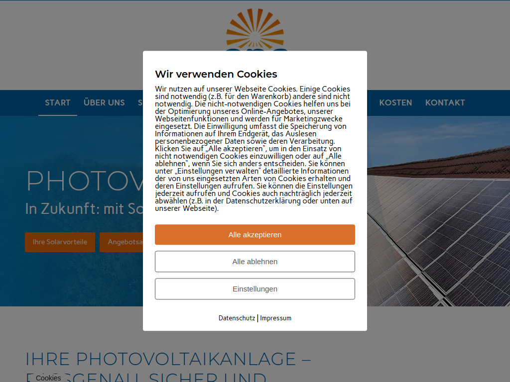 Website von EcoPowerConcept GmbH in Visselhövede
