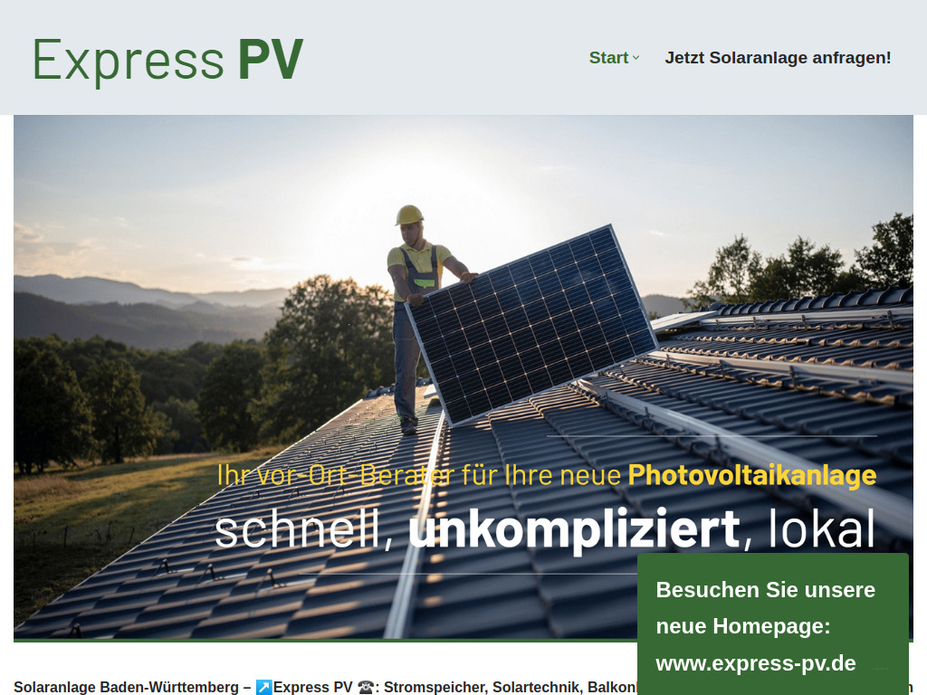 Website von eigene-solaranlagen.de