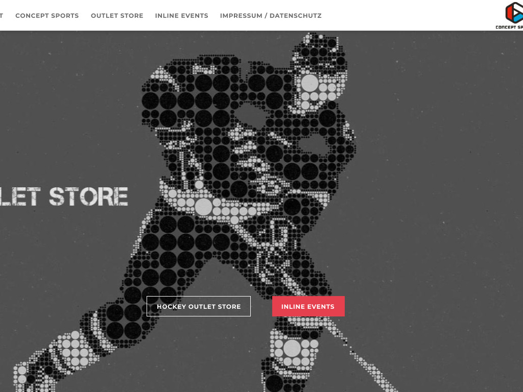 Website von Concept Sports GmbH in Tiefenbach