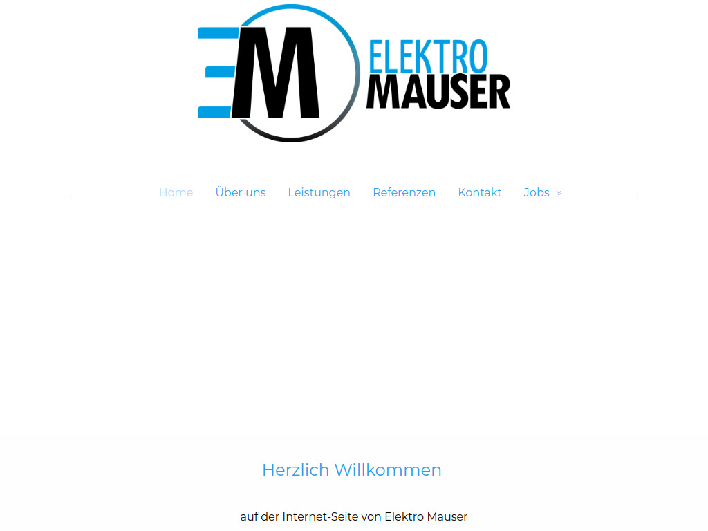 Website von Elektro Mauser in Heroldsbach