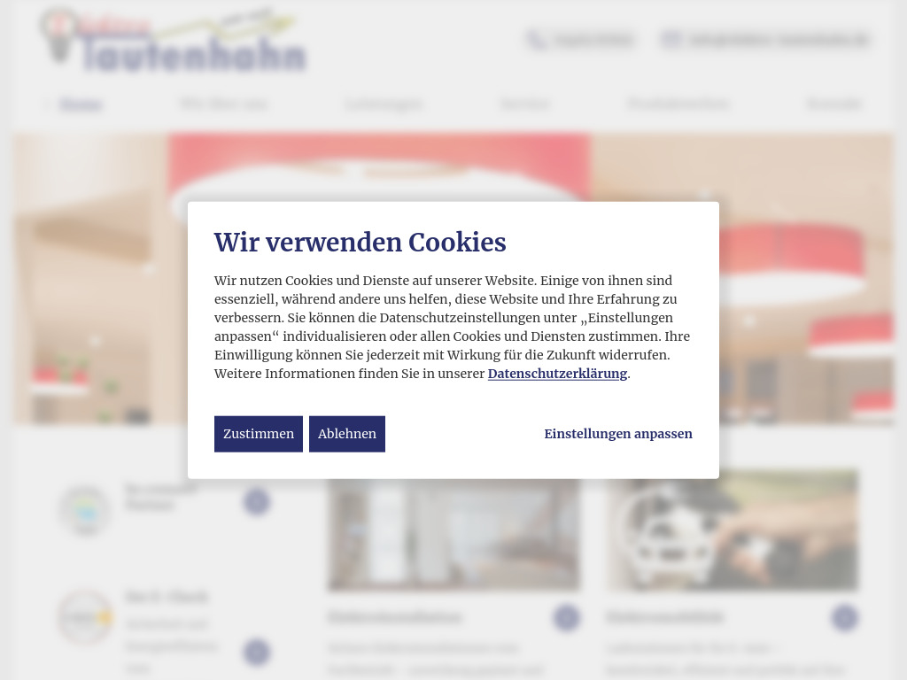 Website von Elektro-Tautenhahn