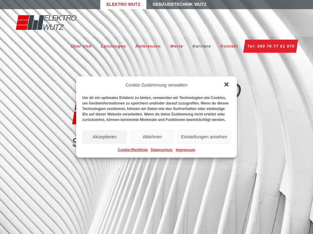 Website von Elektro Wutz GmbH