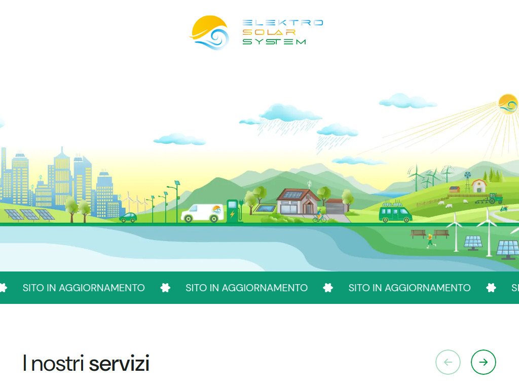Website von Elektro Solar System in Lugano