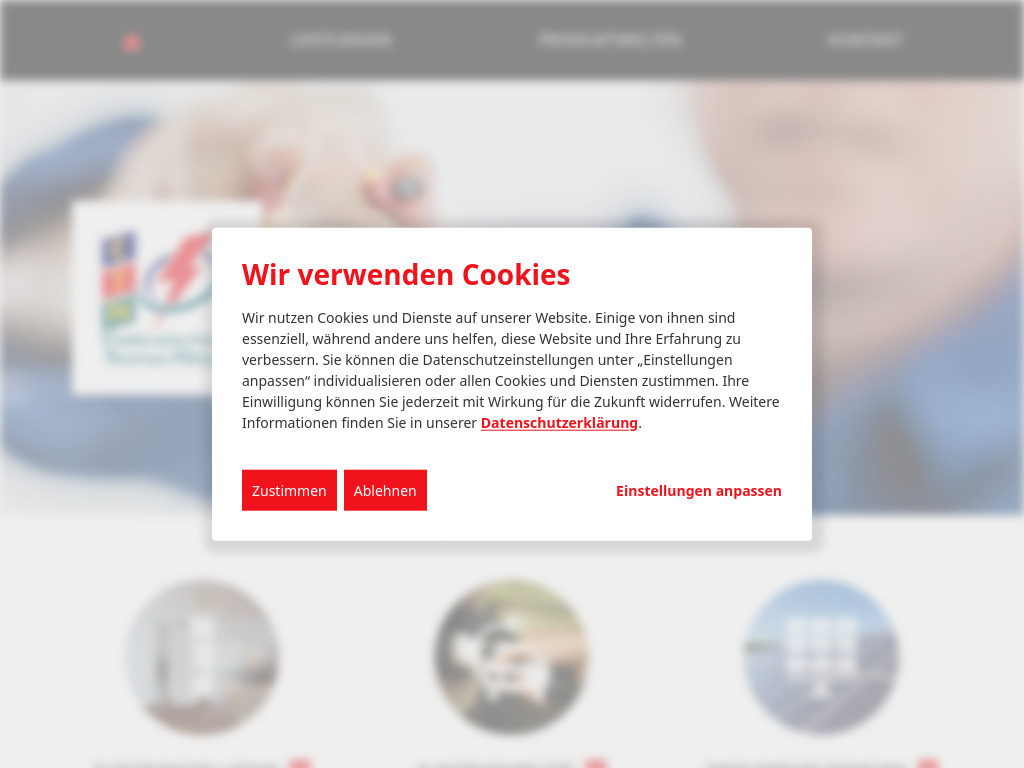 Website von Thomas Miksch ETM Elektrotechnik