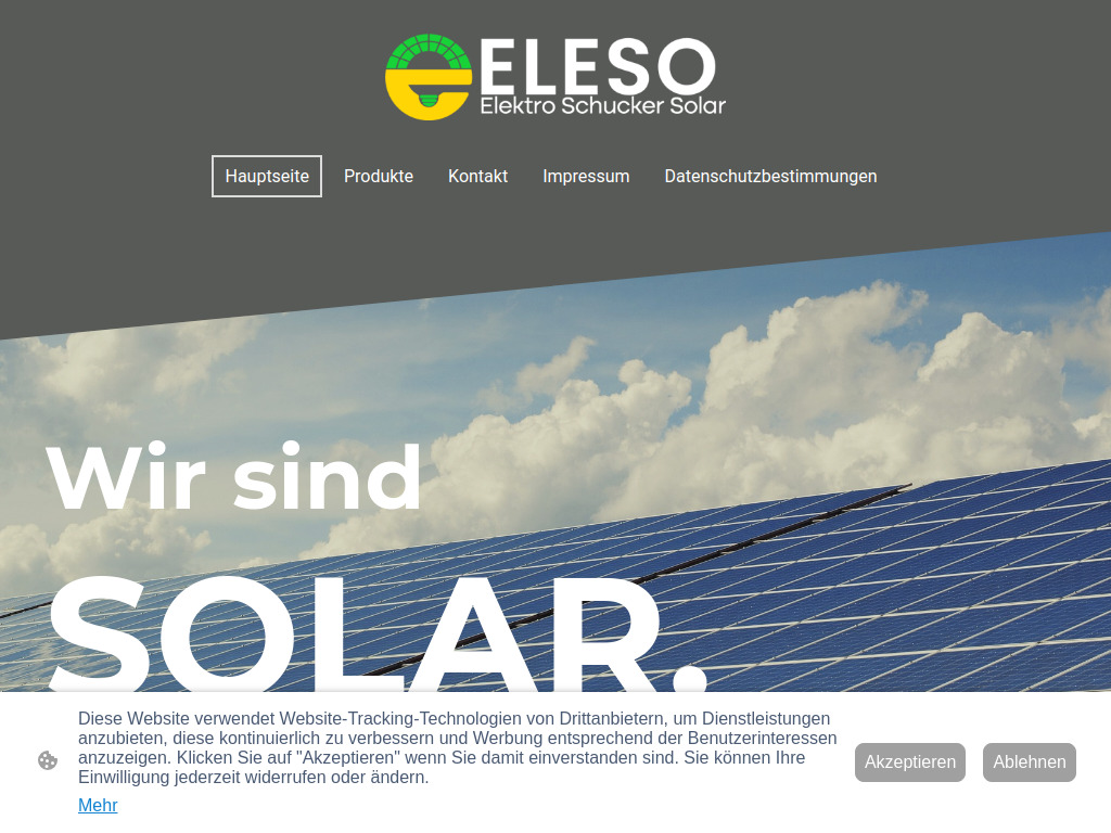 Website von Elektro Schucker GmbH in Aschaffenburg