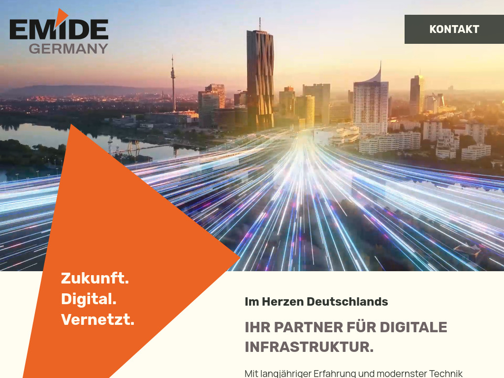 Website von Emide Germany GmbH in Bessenbach
