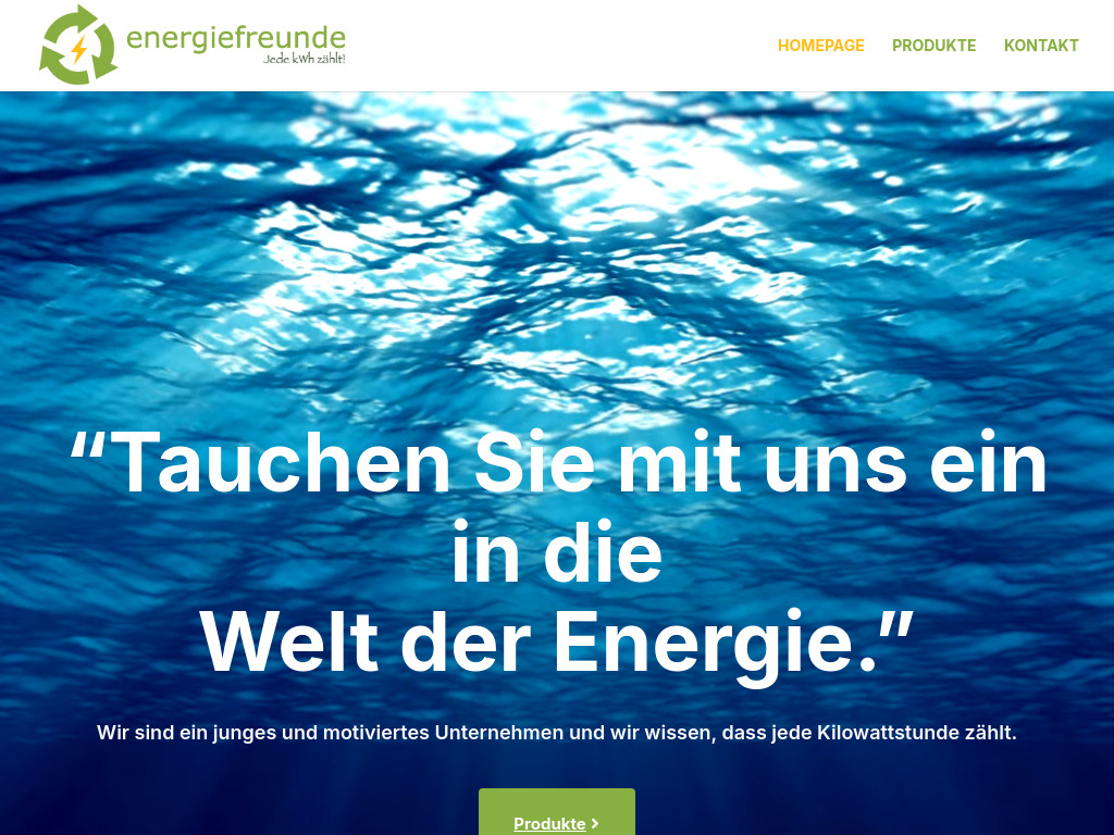Website von EnergieFreunde GmbH in Ahrensfelde