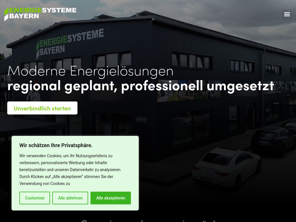 Website von ESB Konzept GmbH in Königsbrunn