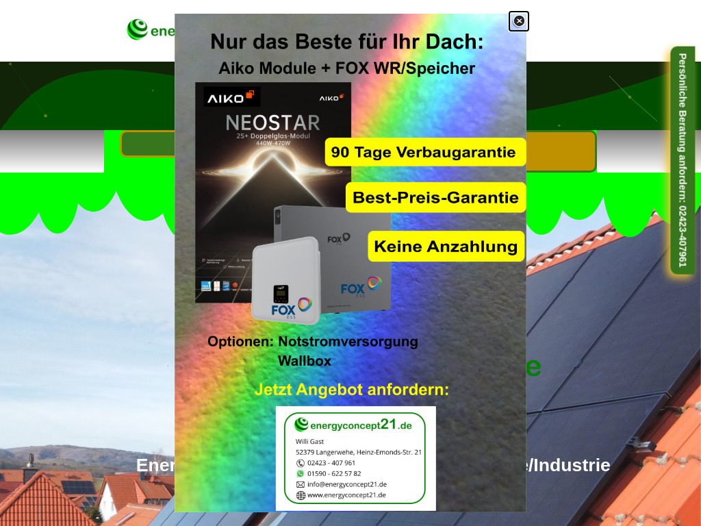 Website von Wilhelm Gast in Langerwehe