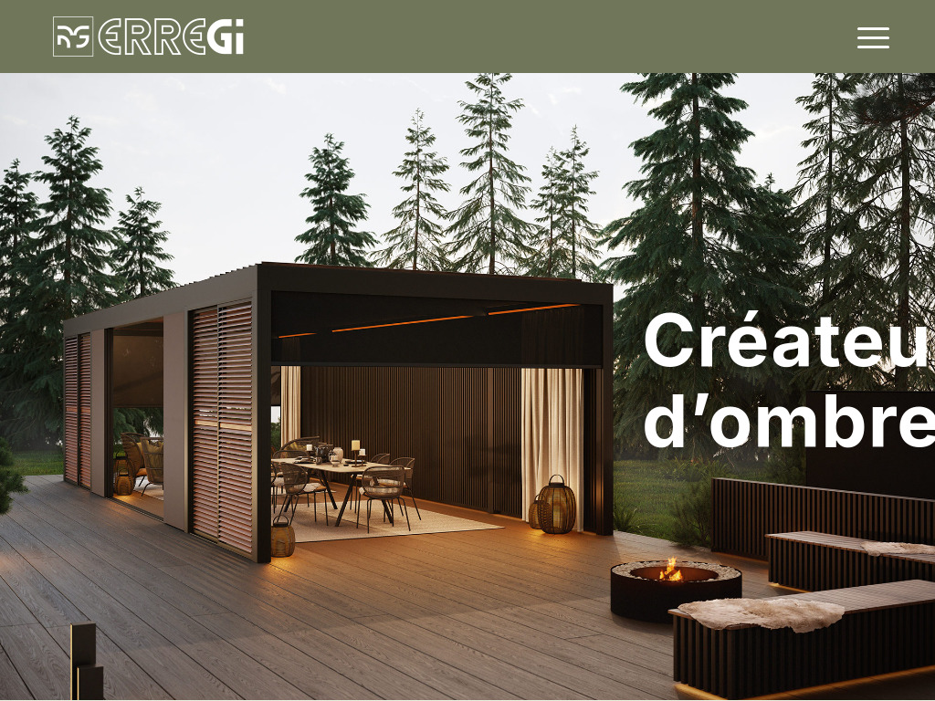 Website von ERREGI indoor outdoor Sàrl in Bussigny