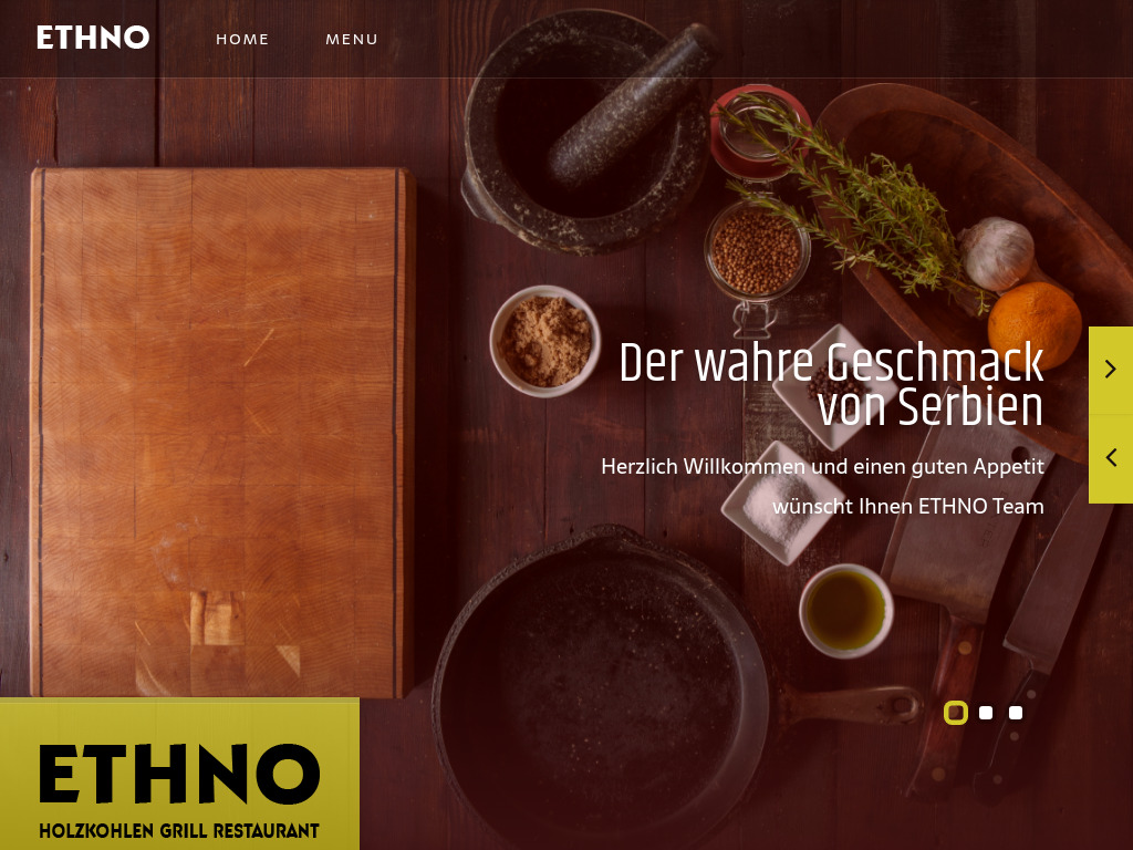 Website von ethno in Trausdorf an der Wulka