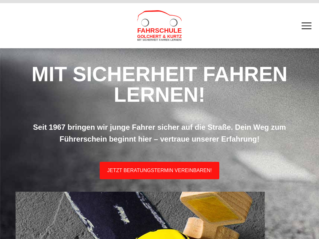 Website von Fahrschule Golchert & Kurtz in Pinneberg