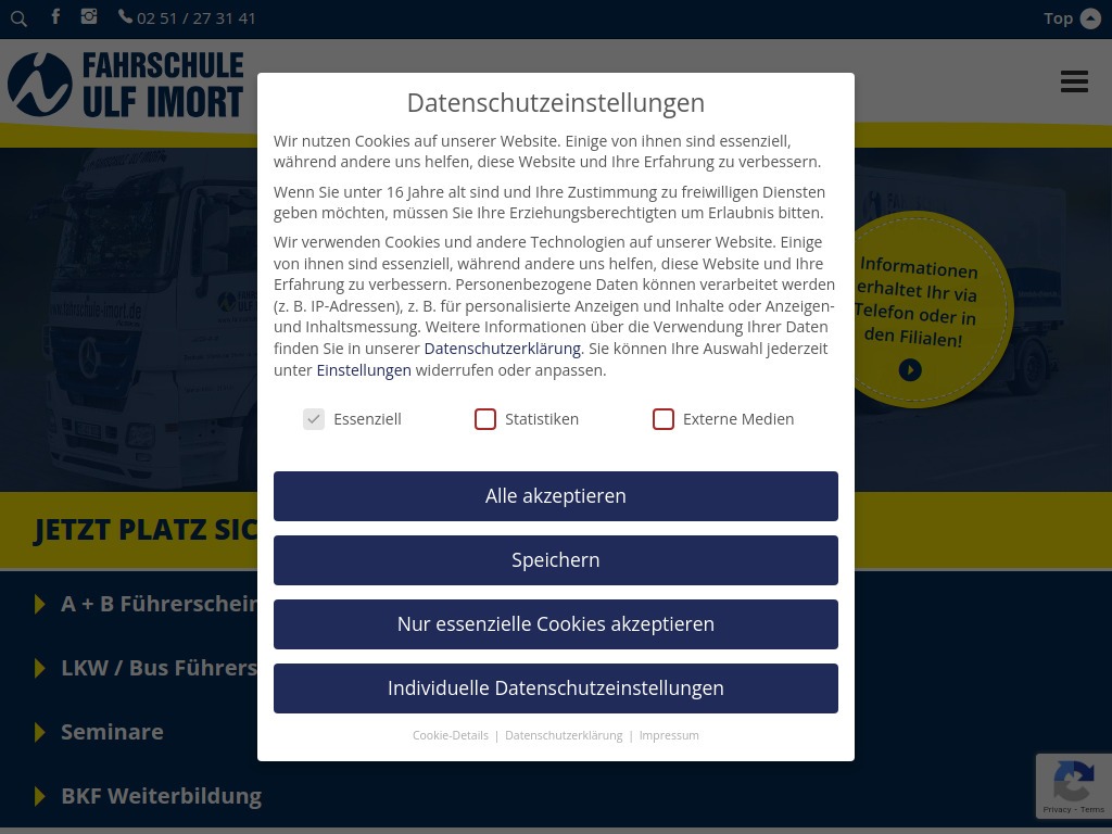Website von Ulf Imort GmbH & Co. KG in Münster