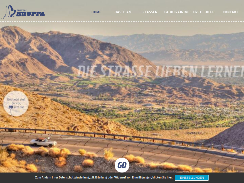 Website von Fahrschule Kruppa GmbH in Erfurt