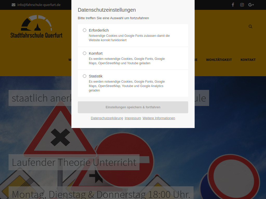 Website von Stadtfahrschule Querfurt in Querfurt