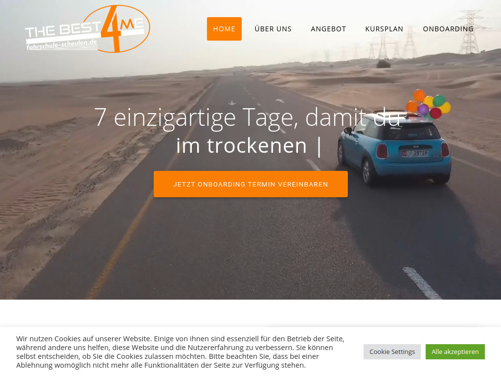 Website von Fahrschule Michael Scheulen in Nettetal