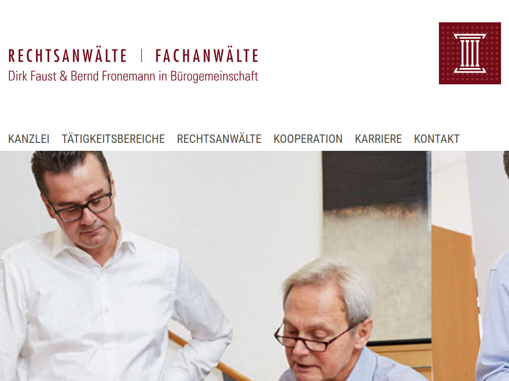 Website von RA Dirk Faust in Aschaffenburg