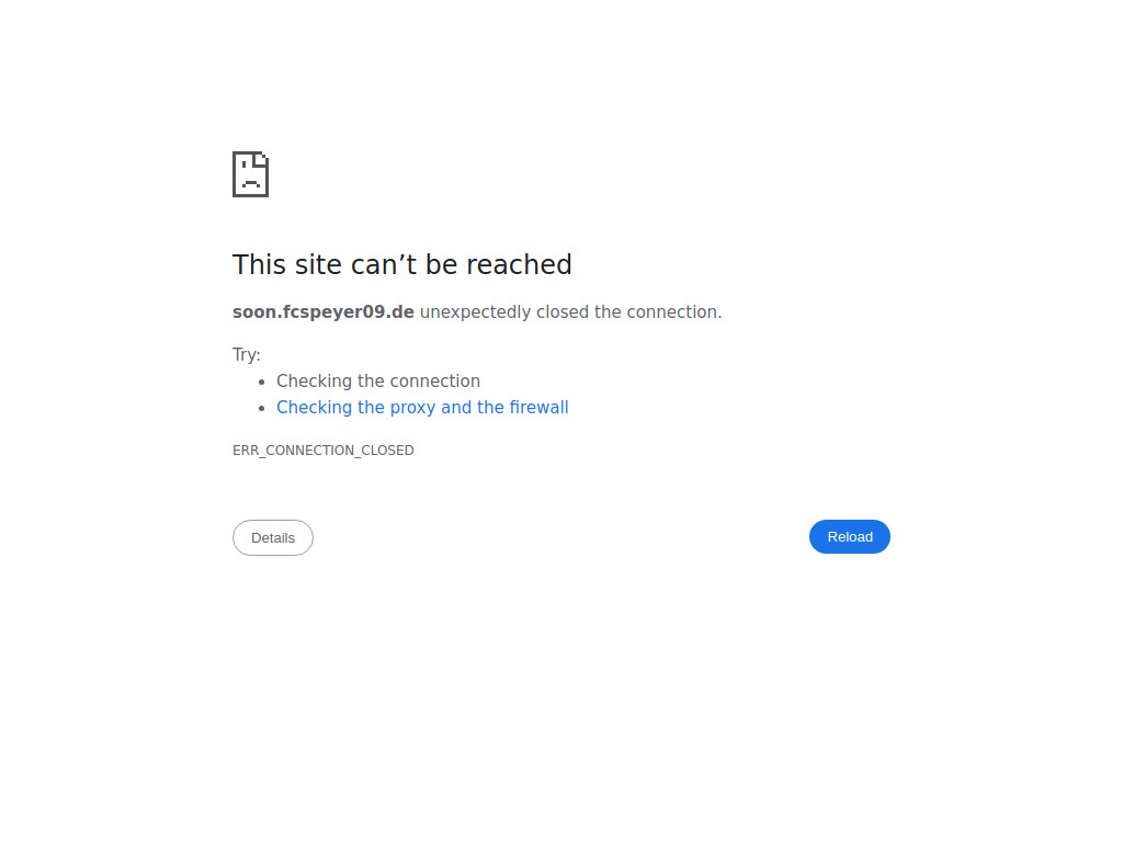 Website von FC Speyer 09 e. V. in Speyer