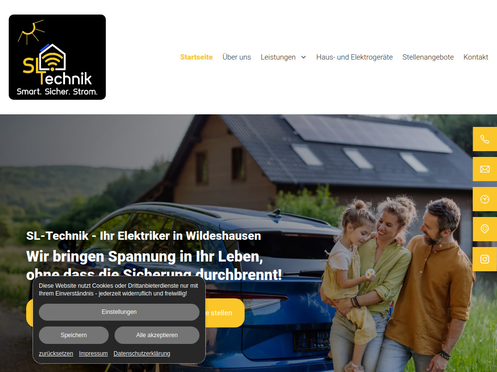 Website von SL-Technik GmbH in Wildeshausen