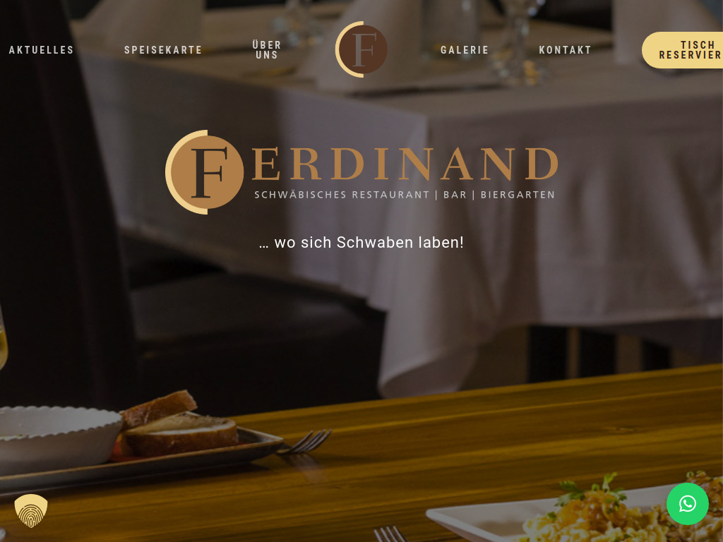 Website von Franke Restaurant Bar Events UG in Stuttgart