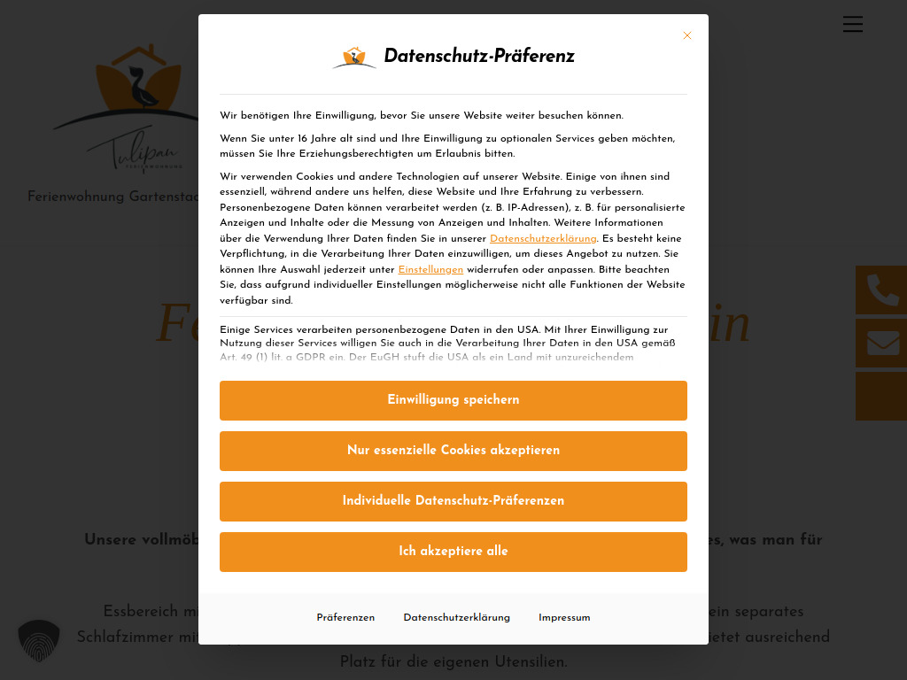 Website von Tulipan GbR in Rostock