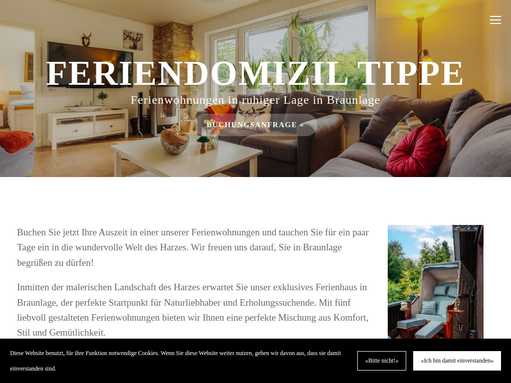 Website von Henry Tippe in Braunlage