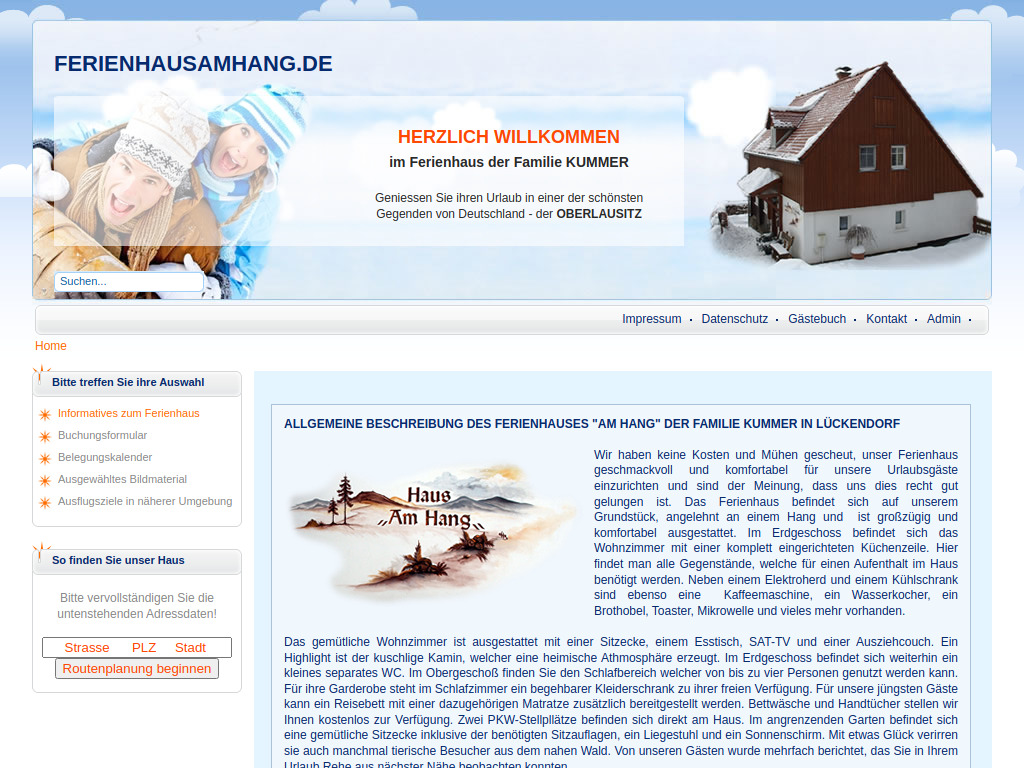 Website von Herr Frank Kummer in Lückendorf