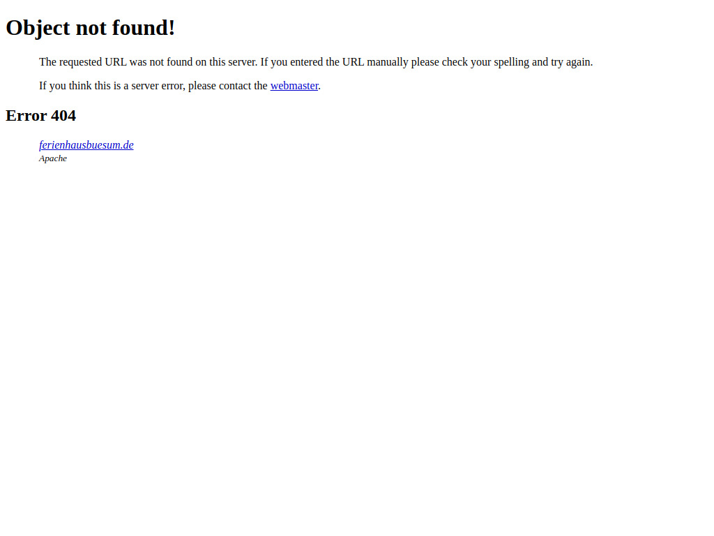 Website von Ferien in Stinteck bei Büsum in Hamburg