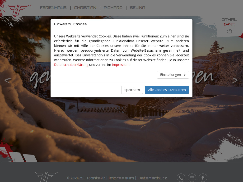 Website von RF Marketing & Tourismus GbR in Kurort Oberwiesenthal