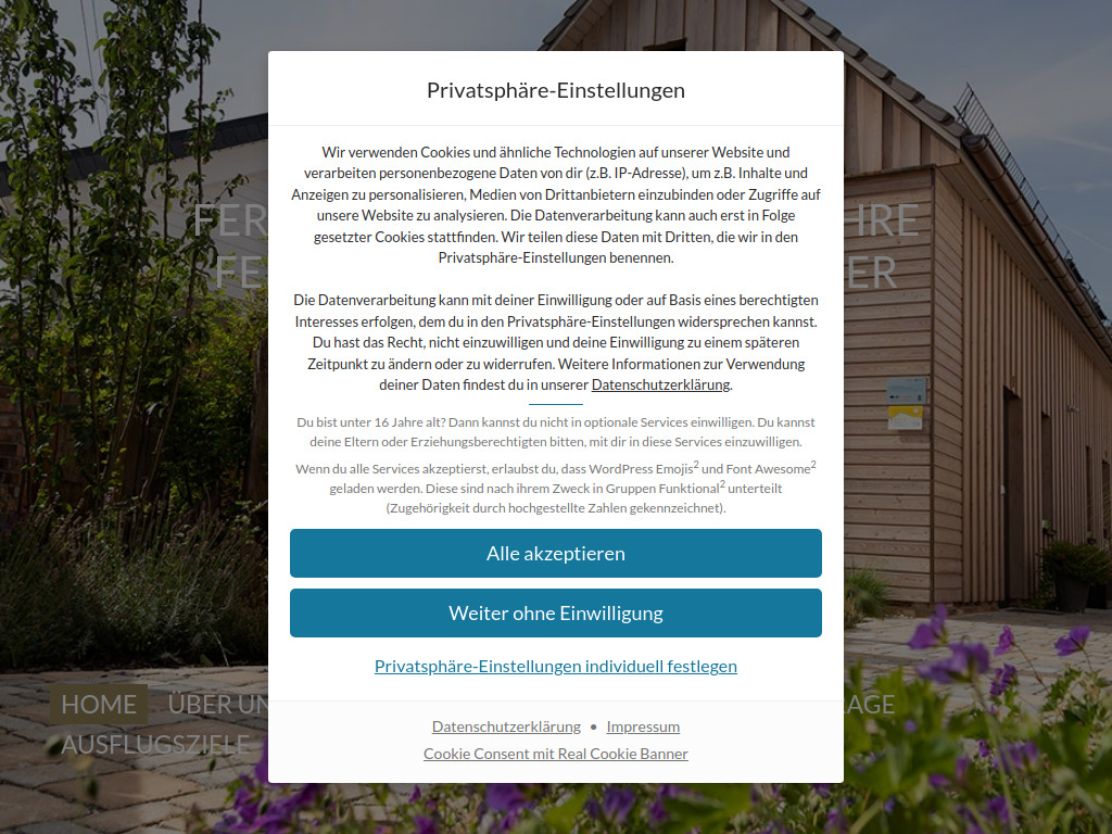 Website von Ferienhof am Dorfstüb'l in Hoyerswerda