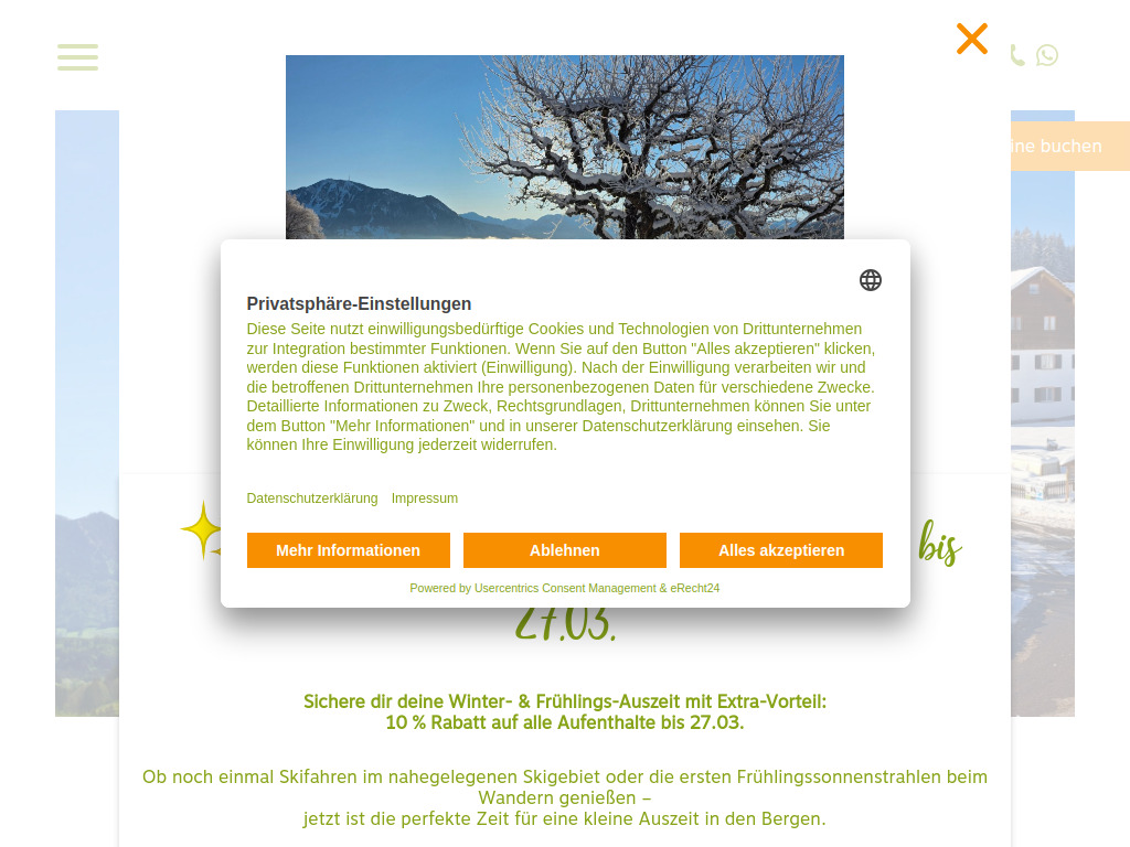 Website von Ferienhof Eger in Immenstadt
