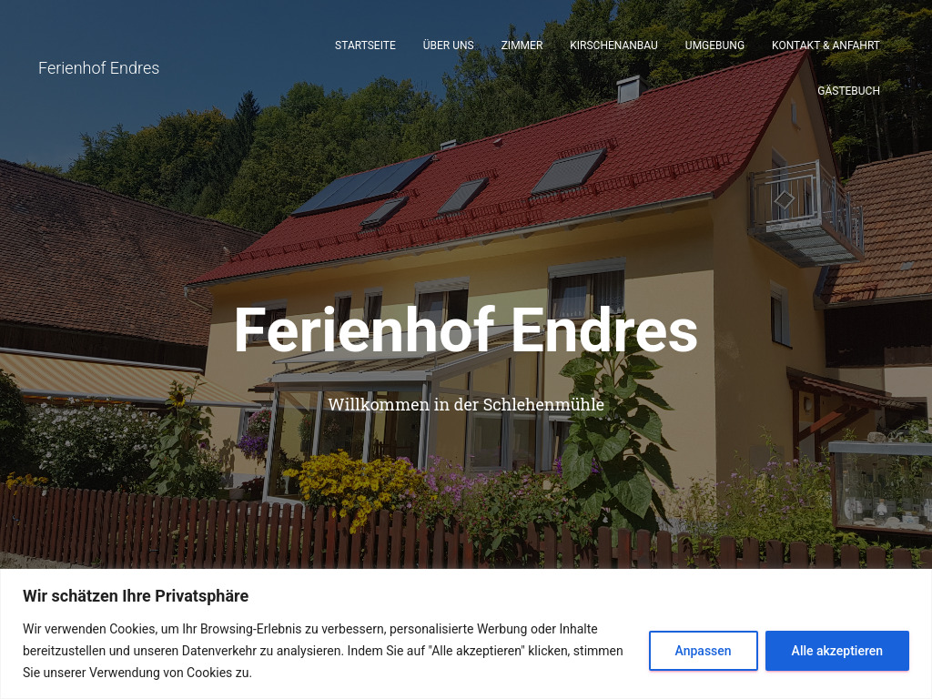 Website von Günter Endres in Egloffstein