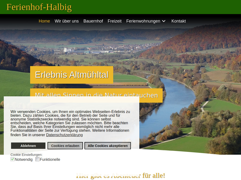 Website von Theresia Halbig in Riedenburg-Deising