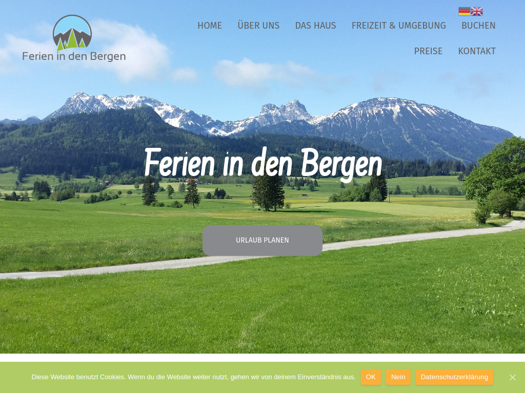Website von Familie Gruhn in Nesselwang