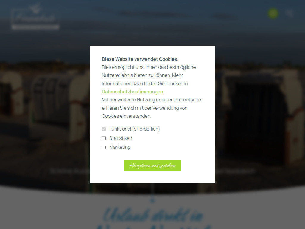 Website von Ferienkate Norddeich in Norden-Norddeich