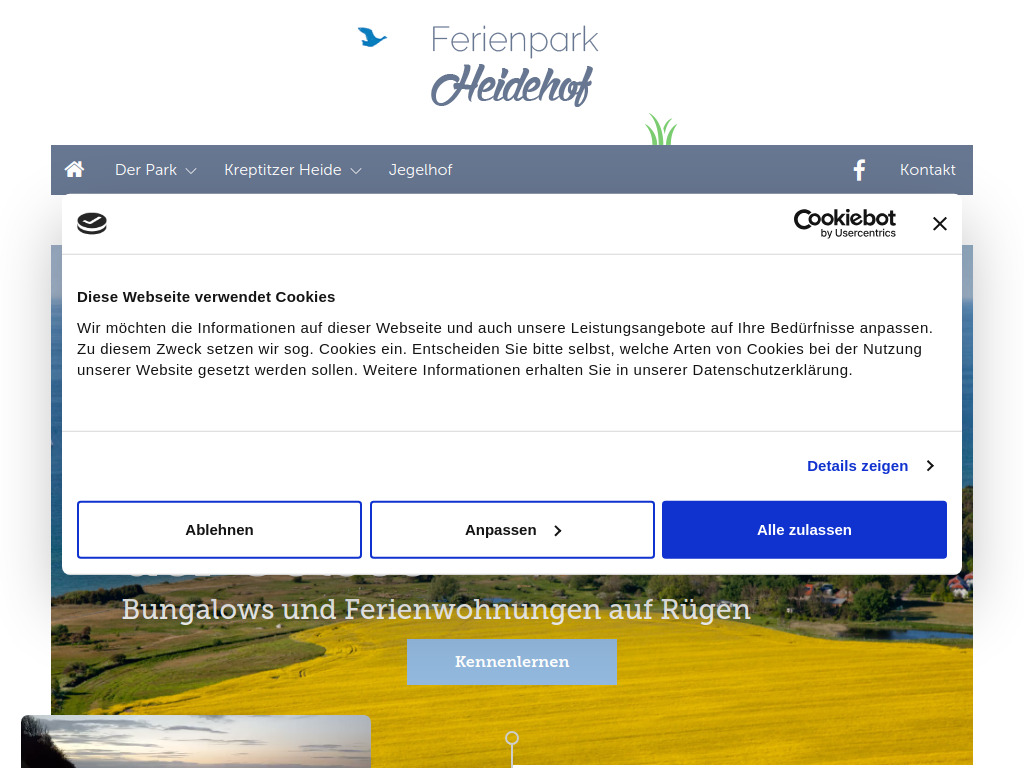 Website von JegelHans GmbH & Co. KG in Dranske